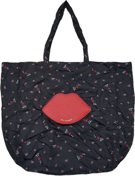 lulu guinness foldaway shopper.